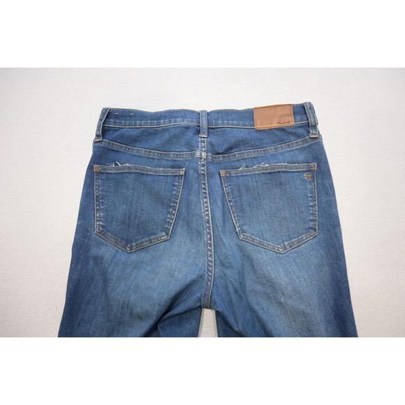 Madewell 10" High Rise Skinny Jeans Stretch Button Fly Denim Womens Sz 27 x 29 - Picture 8 of 9